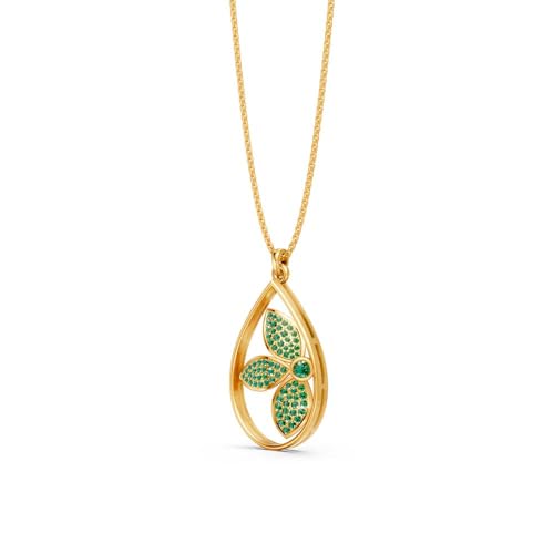 Image of Miss Highness 925 Silver Leaf Pendant Necklace for Women & Girls | Minimal Daily Wear | Silver Jewellery With Authenticity Certificate | Gift for Girlfriend Wife | With Chain Pendant