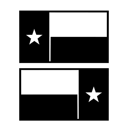 Autocollant Texas en vinyle premium de découpe précise pour pare-chocs et fenêtres