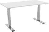 Le set de bureau celexon eAdjust-58123 Pro contient le support de table 110x68x58 - 190x68x123cm (max.125 kg), le plateau 125x75cm + panneau de contrôle