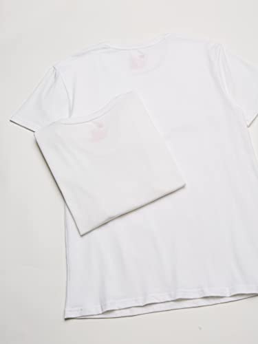 Hanes Men's Tagless Stretch White Crewneck