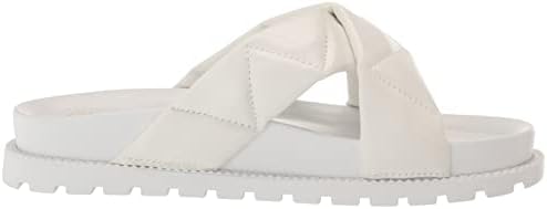 YOKI Women's Open Toe Sandal, White, 10 | Image 5