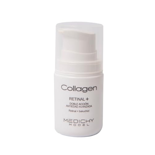 MEDICHY MODEL - Collagen Retinal + Antiedad con Retinal, Bakuchiol, Niacinamida y Vitamina C - Antiarrugas, Antimanchas, Antiacné - Apto para Piel Sensible - 50 ml