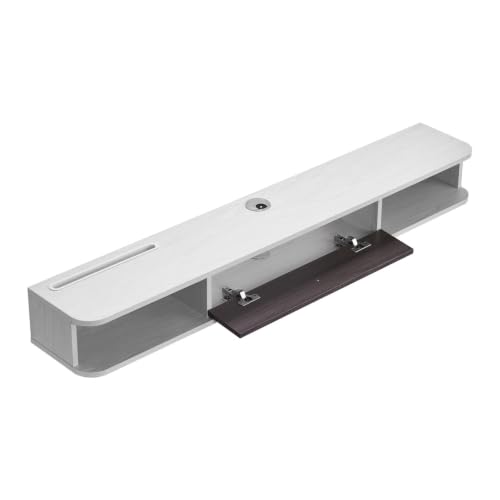 Image of RDYYKUKHG Wall Mount Floating TV Console 55" with Storage Cabinet