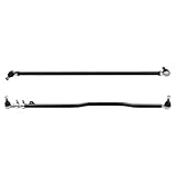 TRQ Front Steering Kit Drag Link Tie Rod Assembly Compatible with 2002-2008 Mercedes-Benz G500 2003-2011 G55 AMG 2009-2015 G550 2013-2018 G63 AMG 2016-2018 G65 AMG