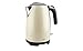 Produktbild KHG WK-1714 CE Wasserkocher Creme Beige, 1,7 Liter 2.200 Watt, Retro Look, Abschaltautomatik, herausnehmbarer Kalkfilter, Trockengehschutz, Kontrollleuchte am Schalter, 360° Sockel