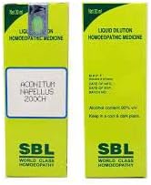 SBL ACONITE NAPELLUS 200CH | PACK OF 3 | 30ML