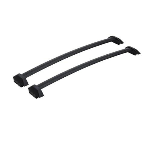 Barras Transversales para CRV 2001 2002-2007 132 LBS 60 KG 1 Par Rieles Laterales Negros Portaequipajes para Techo Coche Barras Cruzadas Montadas Azotea del Coche Baca Portaequipajes