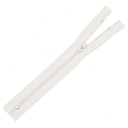 Mandala Crafts 60 PCs Off White Closed-End 24 Inch Nylon Zippers for Sewing by Mandala Crafts - Used condition - Image 3