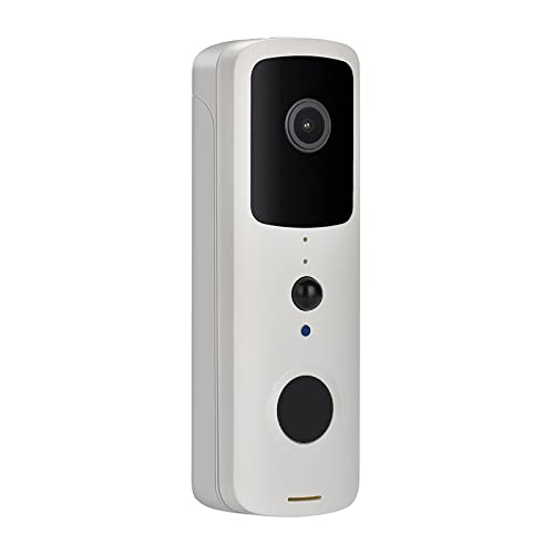 yeacher Campainha de vídeo sem fio operada por bateria 720P Visual Intercom em tempo real Wi-Fi Vide