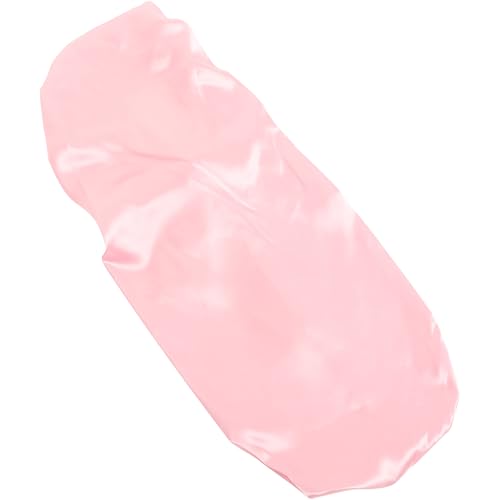 CTIRCHIU Long Satin Sleep Cap for Women Ribbon Hair Wrap Pink Protective Hair Bonnet Female Home Sleep Hat and Styling