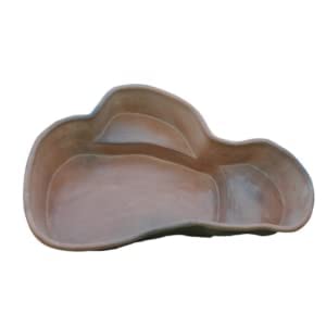 Giardini d'Acqua Art.525 Laghetto MOD Antille Vetroresina Stagno Artificiale Vasca per Pesci 220 x 140 X 60 Cm Piante Palustri Koi Garden DIY Capacita' 750 Lt Effetto Naturale Garanzia 25 Anni