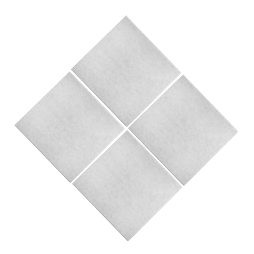 OATIPHO Tableros de Fieltro Autoadhesivos Tablero de Notas Decorativo y Funcional Cuadrados 4 Piezas Diseño Fácil de Instalar para Escritorio y Refrigerador
