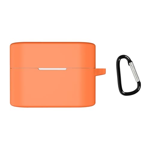 WF-1000XM6�p�V���R���f�� �P�[�X �V���v���� �\�t�g�P�[�X �������� �J�o�[�𑕒������܂܁A�[�d�^�C�v�\�ł� �J���r�i�t��(�I�����W)