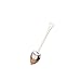 1 unid útil en forma de corazón infusor de té cuchara de acero inoxidable colador de utensilios de cocina herramienta de acero inoxidable mango té hierba especias filtro colador de té diseño atractivo
