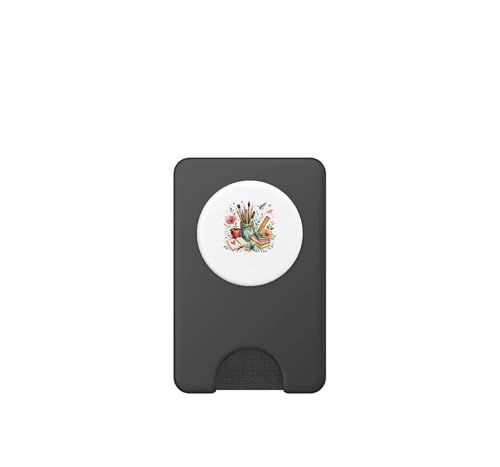 PopSockets PopWallet MagSafe anticaídas con tarjetero de diseño artístico 2