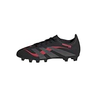 adidas Unisex Club Firm Ground/Multi Ground Football Boots Kids, Core Black/Grey Four/Lucid Red, 5 UK