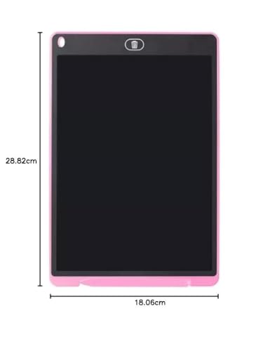 Image of LCD Writing Tablet 12 Inch, Erasable Doodle Board Writing Board for Kids, Colorful Drawing Tablet Handwriting Sketch Pad Learning Toy, Christmas Birthday Gift for Boys Girls 3+ (Pink)