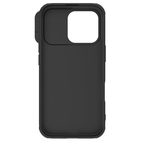 Image of Nillkin Case for Apple iPhone 16 Pro (6.3″ Inch) CamShield Pro Camera Slider Double Layered Protection TPU + PC (Corner Impact Air Bags) Black Color