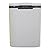 ACTION-1 Home Essential 2L Plastic Odor-Free Small Compost Bin with Lid- 5 x 5 x 7 inches, White - Mini Trash Bin/Trash Can, Versatile for Home, Kitchen and Restroom