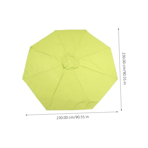 Dosel para sombrilla de patio resistente recambio verde tela ligera de terraza 2