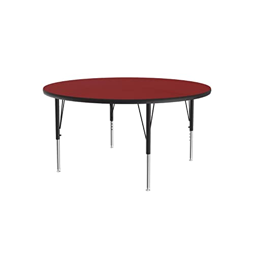 Correll A42-Rnd-35 Round Activity Tables - Standard Legs - Red