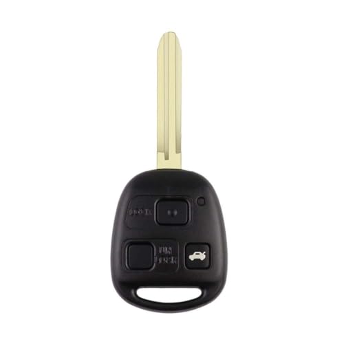 Carcasa para llave de coche GX460 recambio de espadín TOY41 y 3 botones para renovación
