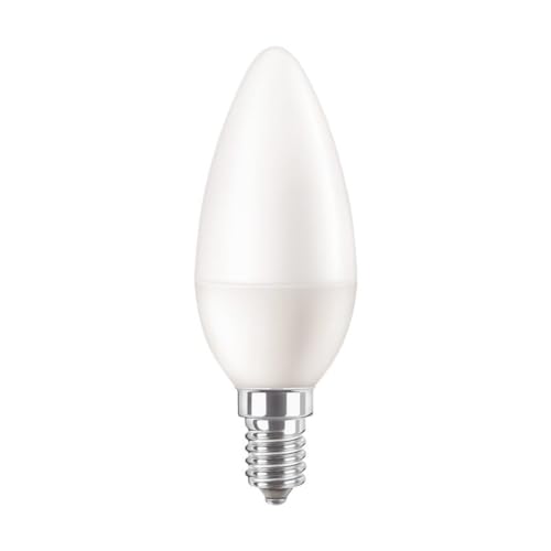 Philips CorePro LED Candle E14 Light Bulb 7W 60W Equivalent Small Edison Screw Frosted Warm White 2700K CRI80 Energy Efficient LED Lamp for Home Lighting