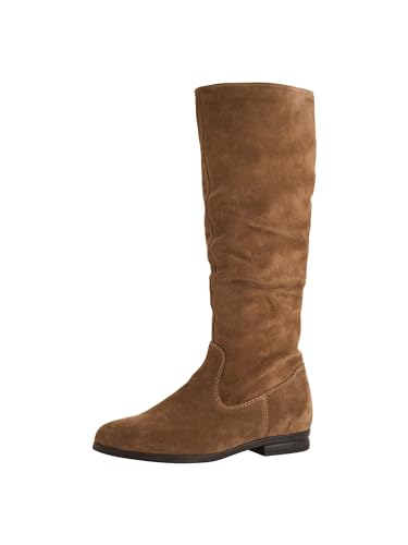 Tamaris Damen Long Boots Leder, braun, 38 EU