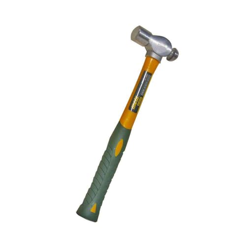 Mota Tools 39326 Polished Ball Hammer with Fibre Mb04, Multi-Colour, 450 g