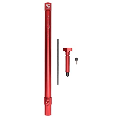Elprico Bike Derailleur Alignment Tool, Aluminium Alloy Length 400mm High Precision Bike Chain Tool Truing Stand