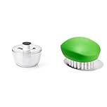 OXO Good Grips Little Salad & Herb Spinner, Plastic & Good Grips Vegetable Brush