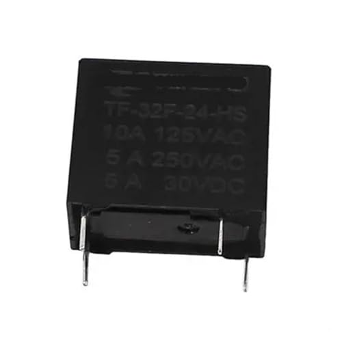 5-Pack DC24V 4-Terminal SPST NO Power Coil electromagnetic Relay