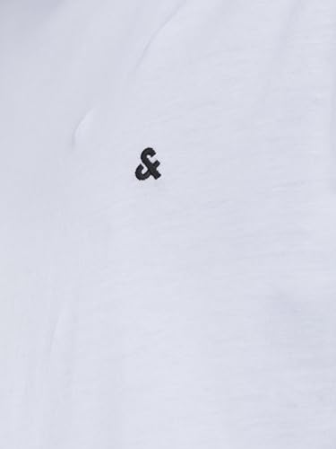 JACK & JONES Jjepaulos tee SS Crew Neck Noos - Chaqueta Corta para Hombre, Blanco., L