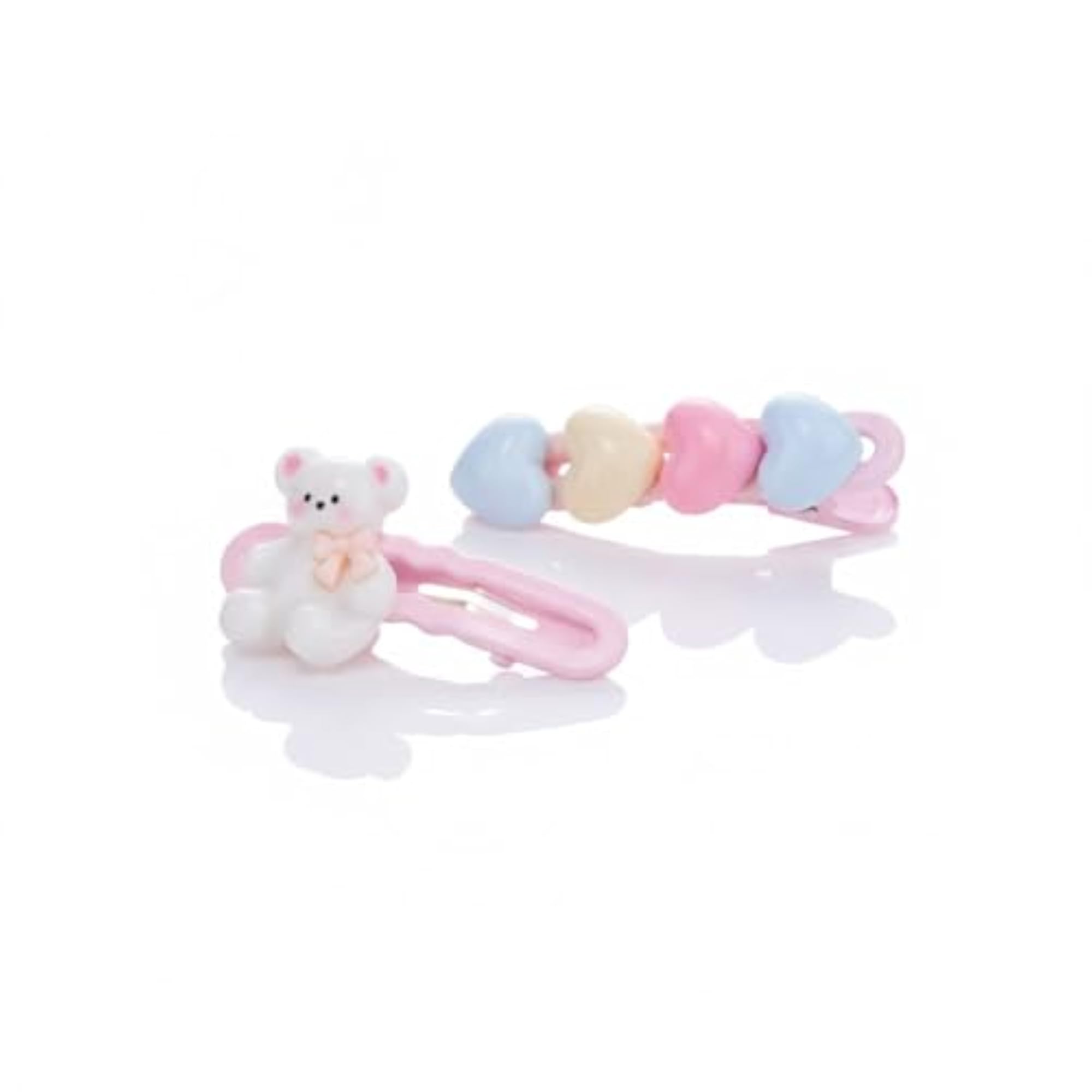 Sweet Heart and Bear Design Hair Accessories