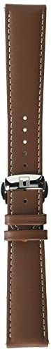 Tissot Leather Brown Watch Strap, 21 (Model: T852044597) #TOP2