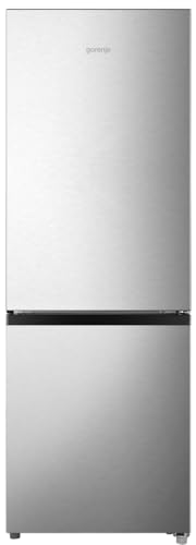 Gorenje RK14CPS4 Kühl-Gefrierkombination/Freistehend/EEK C/39 dB/175 Liter/Gemüseschubfach/LED Beleuchtung/Türanschlag wechselbar/HxBxT: 143x49,5x56,2 cm/Silber