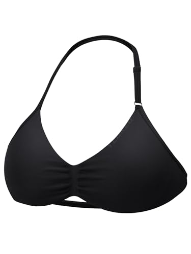 YEOREO SoftHue Impact Strappy Halter Bra for Sports Women Workout Padded Gym Yoga Bra