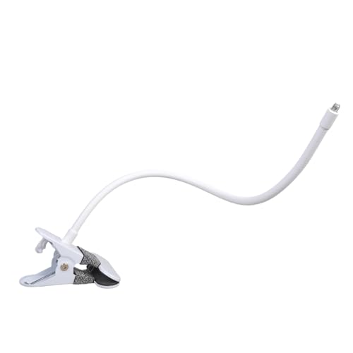 Multiple Position Camera Clamp with 40cm Bendable Arm 360 Adjustable Head for 1/4 Threw Devices Photography Arm Camera Clamp for
