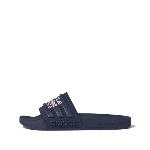 Image of adidas Mens Adilette Shower Arsenal Slides Casual Sandals Casual - Red