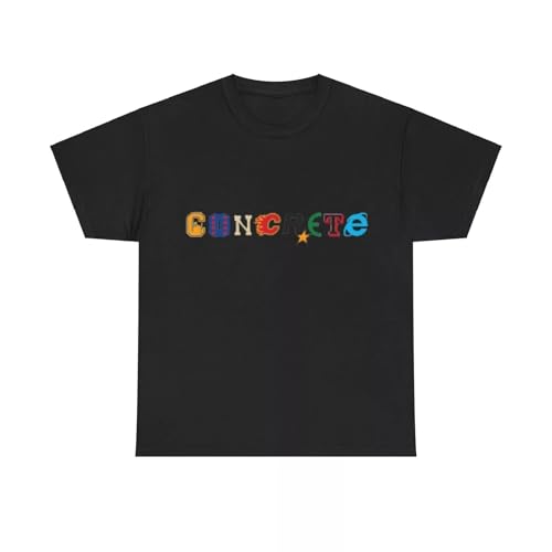 ewewerdrERA Concrete Boys T Shirt Black XXL