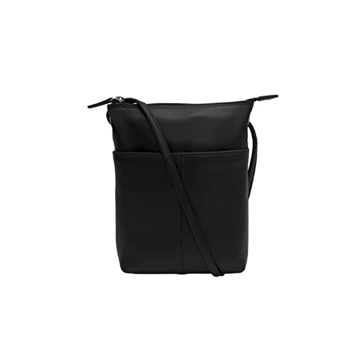Image of ili New York Leather Mini Sac Crossbody - Genuine Leather Crossbody Bags for Women with RFID Blocking, Adjustable Strap