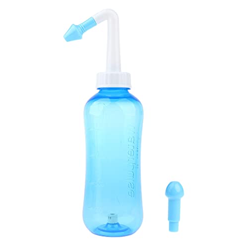 Garrafa de Lavagem Sinusal Neti Pot 500ml, Limpador de , Dispositivo de Irrigação Nasal