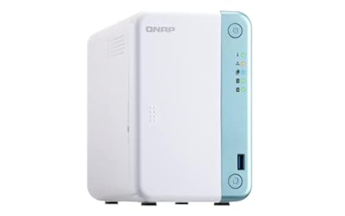 QNAP TS-251D-4G 2ベイホームNAS インテルR CeleronR J4005 CPUと1GbEポート1つ付き (TS-251D-4G-AMZ-US)