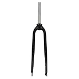 【Dimensioni forcella】: 26/27,5/29 pollici universale, tubo dritto da 1-1/8 pollici senza filettatura; diametro del tubo: 28,6 mm; lunghezza del tubo sterzo: 225 mm; PM standard; larghezza massima del pneumatico: 2,3