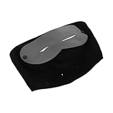 [Gadpiparty] サーマルマスク ネックマスク防風 暖かい 冬のあったか サイクリング用品 冬用 冬用サイクリングマスク 冬用具 Black ポリエステル