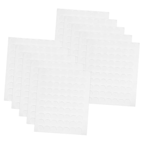 CIYODO 20 Sheet Circle Self Adhesive Pads Double-Sided for Scrapbook Office Classroom High Bond Strength Easy Peel Apply