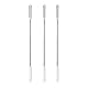 Micro Lab Sampling Reagenzlöffel, 3 Stück Laborlöffel Spatel Metall Labor 2 in 1 Doppelkopf Rührspatel für Pulver, Gelkappe, Füllstoff, Laborbedarf