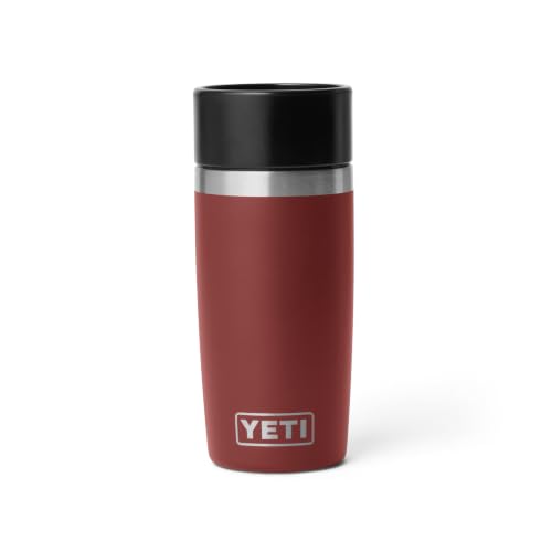Image of YETI Rambler 12 oz Travel Bottle, Stainless Steel, Vacuum Insulated with Leakproof Commuter Cap, Stag Red