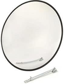 Outdoor Wide Angle Convex Safety Mirror, 18" Diameter, Acrylic, 160