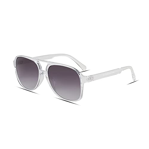 Image of Freckles Mark Vintage Retro 70s Sunglasses for Women Men Classic Large Square Aviator Trendy Glasses